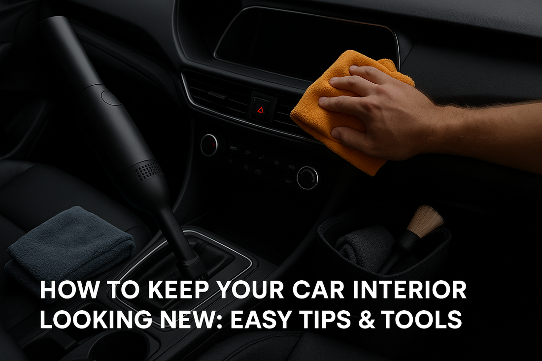 How to Keep Your Car Interior Looking New: Easy Tips & Tools