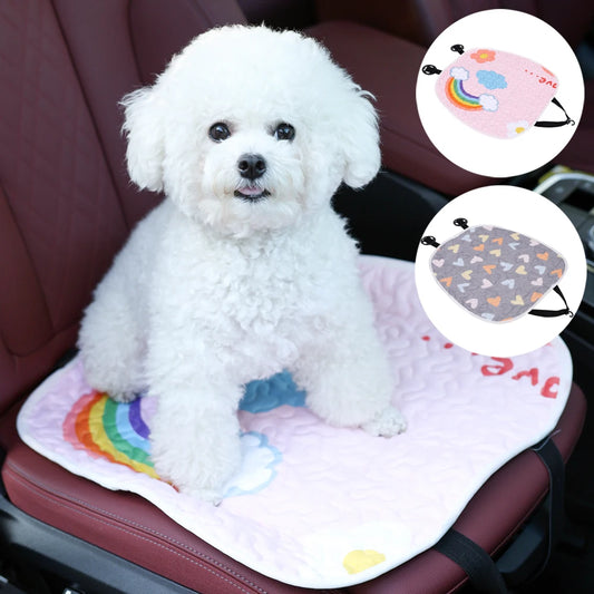 Waterproof Pet Car Seat Mat – Travel Blanket Pad for Small Dogs