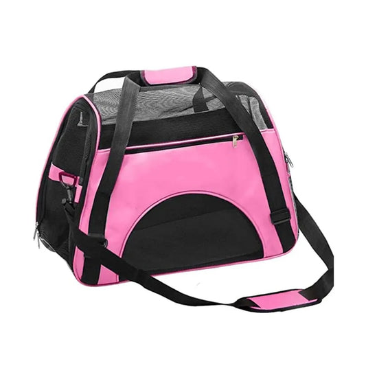 Soft-Sided Pet Carrier – Foldable Travel Bag for Cats, Dogs & Puppies