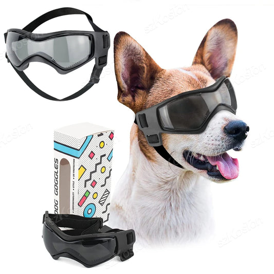 Curved Dog Goggles – UV Sunglasses for Small & Medium Dogs